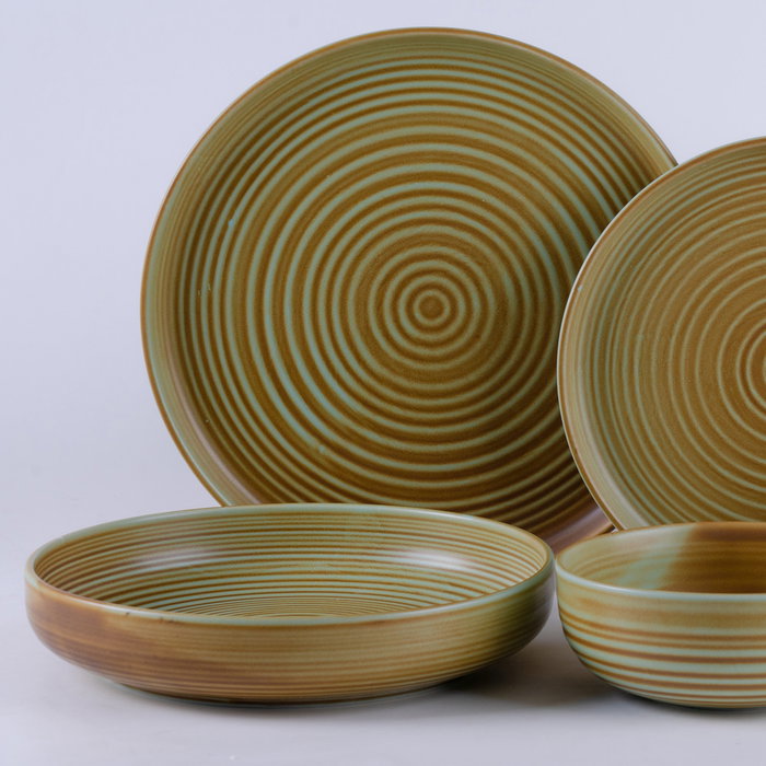 Avet Plato Llano Fusion Brown Diámetro 26 cm (4 Unidades) Acabado Mate Avet Plato Llano Fusion Brown Diámetro 26 cm (4 Unidades) Acabado Mate